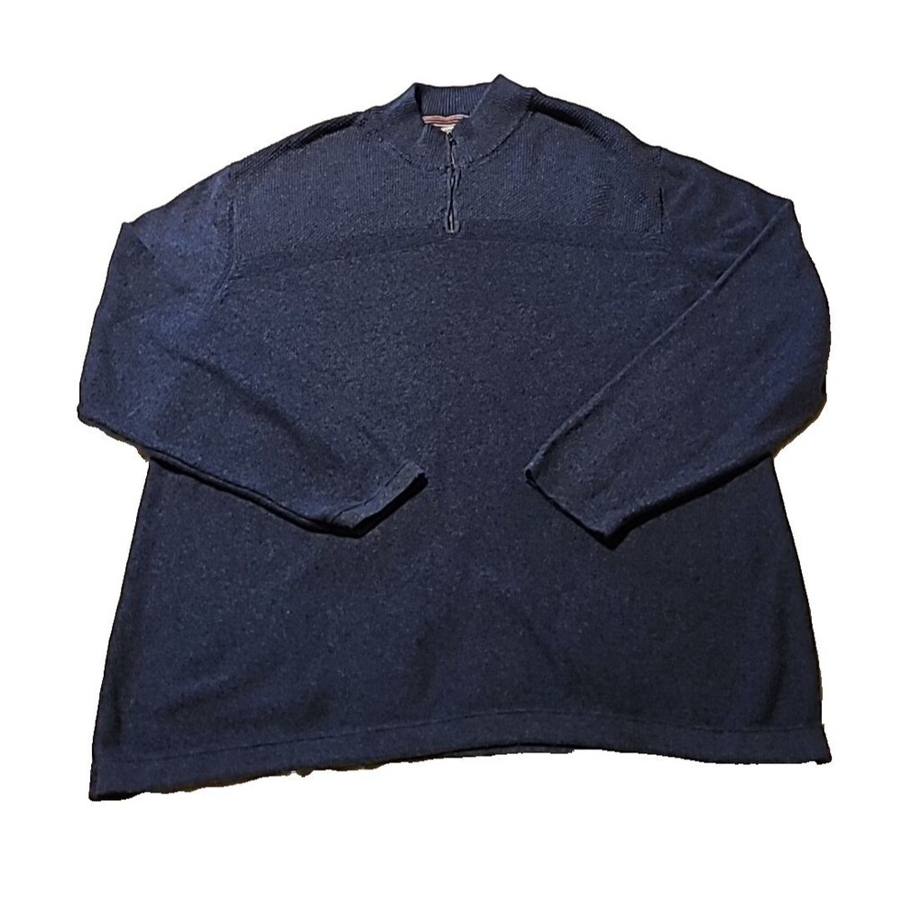 Flag & Anthem Sweater Pullover Mens XXXL 3XL Blue Sweatshirt